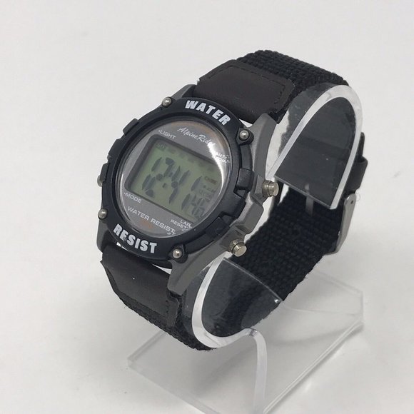 Alpine Ridge Chronograph Mens Wrist Watch 30M Alarm Water Resist - Picture 2 of 7